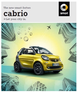 Kliknij, aby pobrać folder PDF Nowy Smart fortwo cabrio
